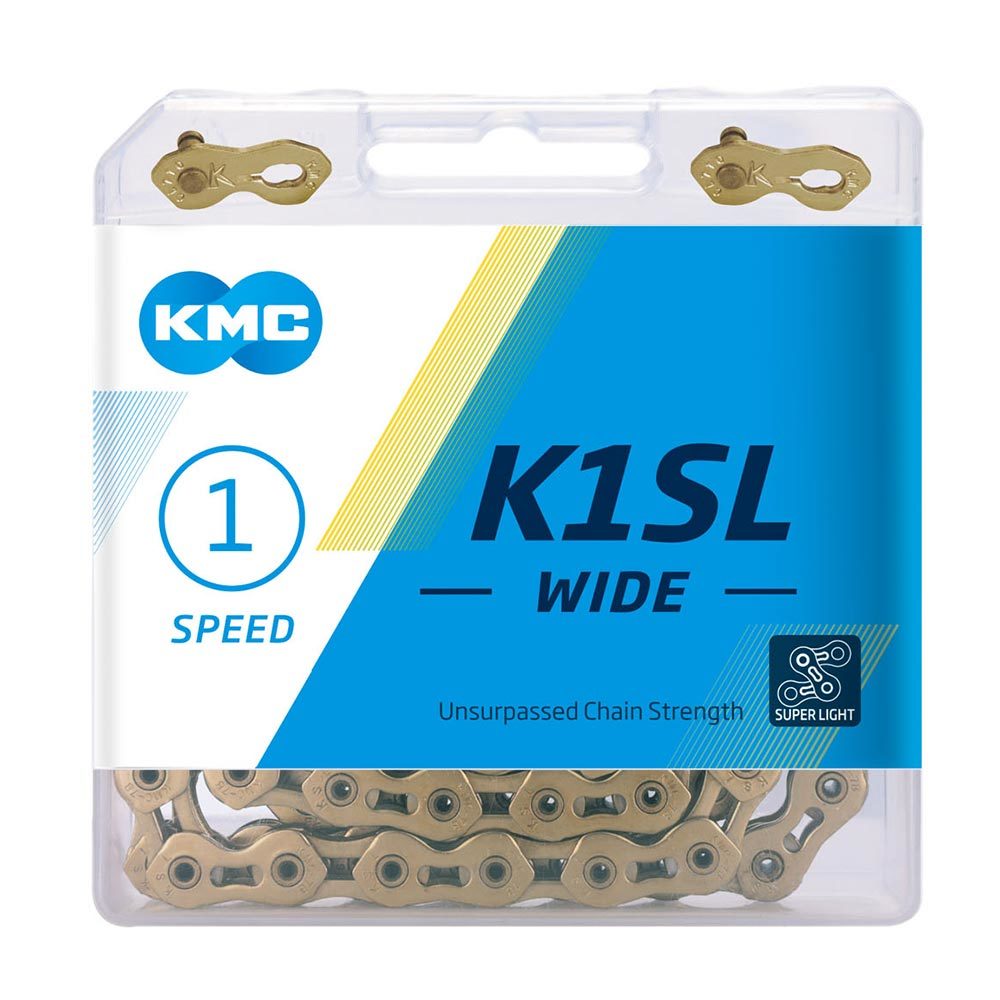 KMC K1SL Wide Single Speed Gold Chain