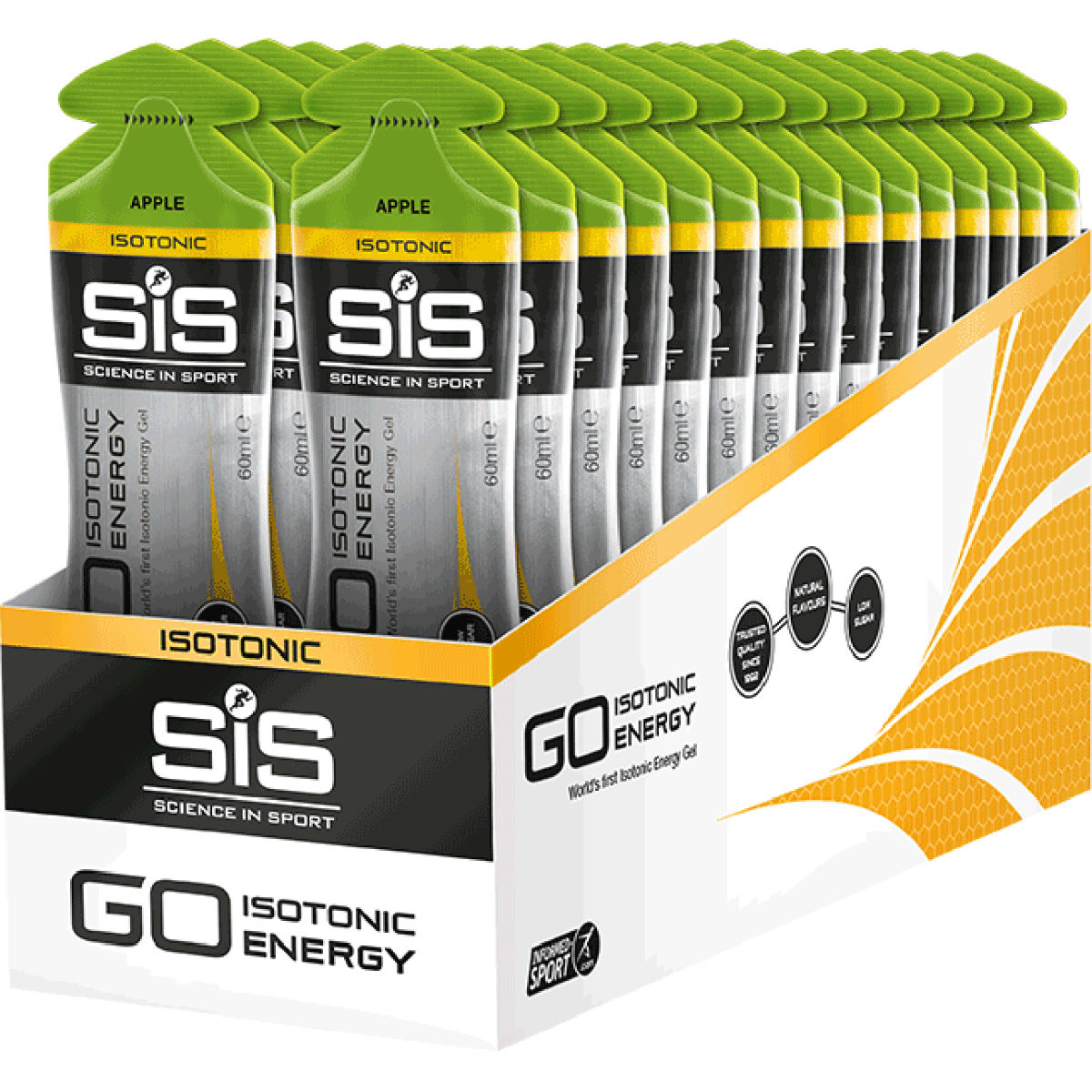 SIS Science in Sport GO Isotonic Energy Gels - 30 Pack - Image 6