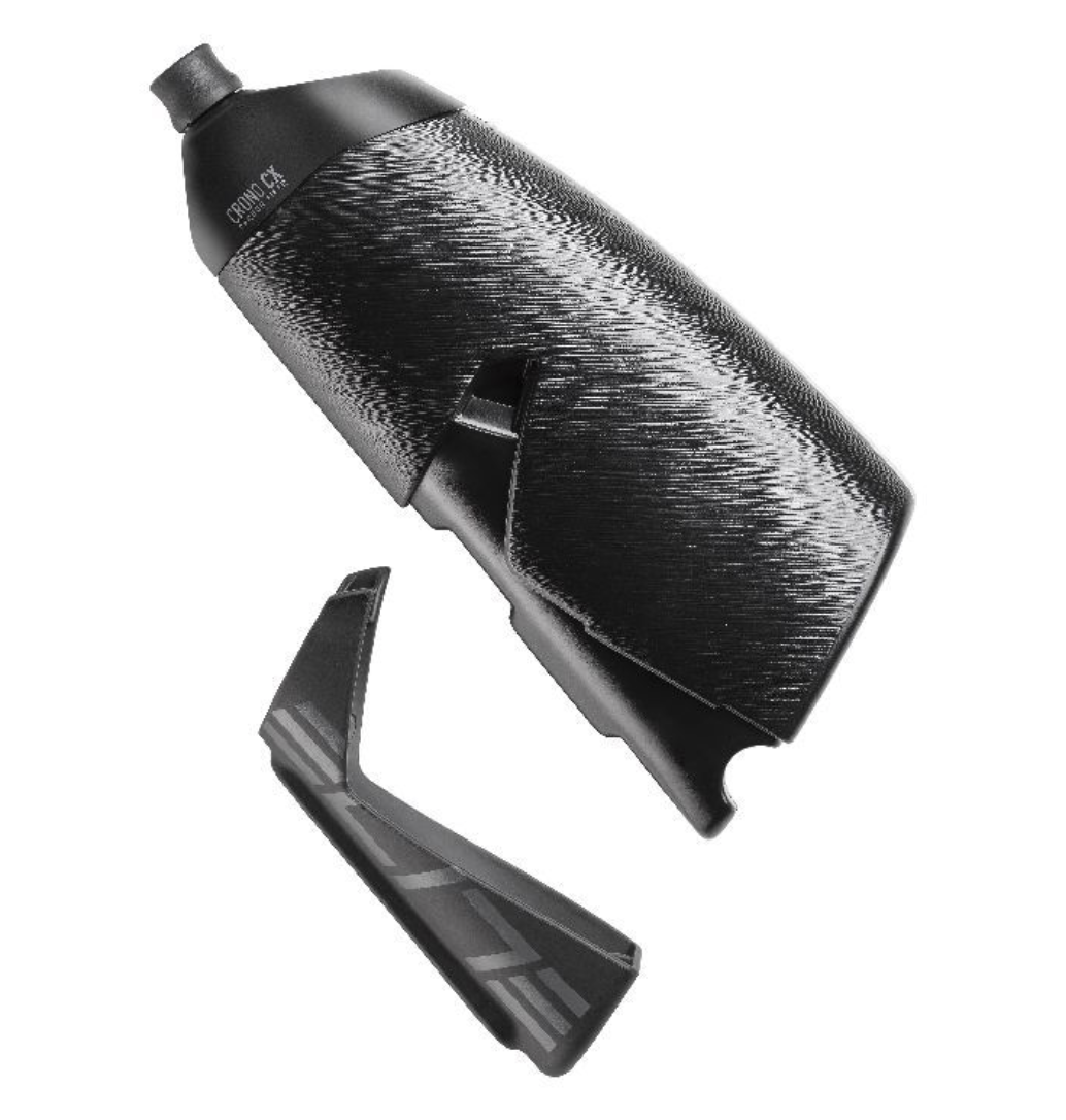 Elite Crono CX Carbon Aero Bottle + Bottlecage Kit - 500 ml - Image 2