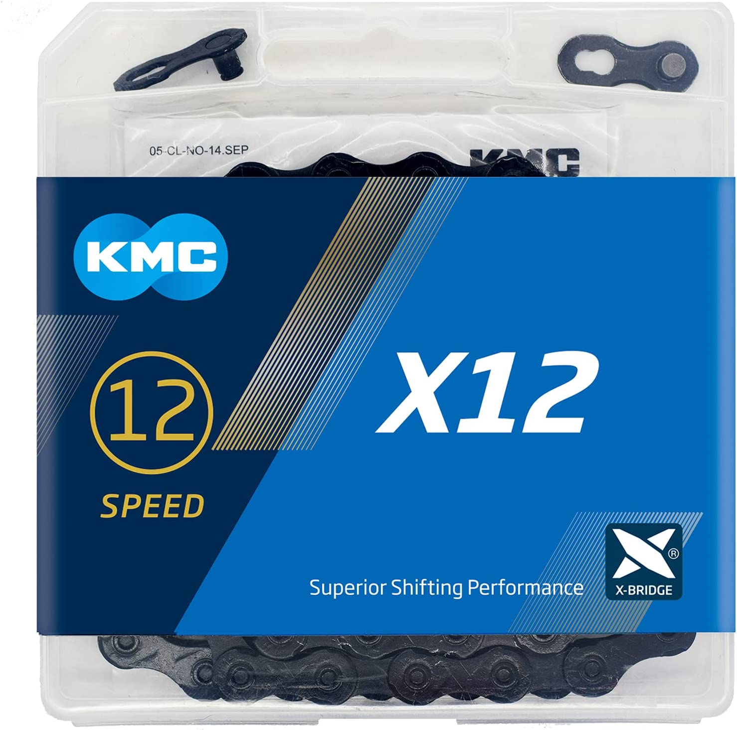 KMC X12 BlackTech 12 Speed MTB Chain 126 Link