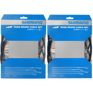 Alternative view of Shimano Brake Cable Set Road Bike SIL-TEC Coated Black / Gray