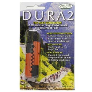 KoolStop Dura 2 Dual Compound Road Bike Brake Pads Inserts Fits Shimano / Sram