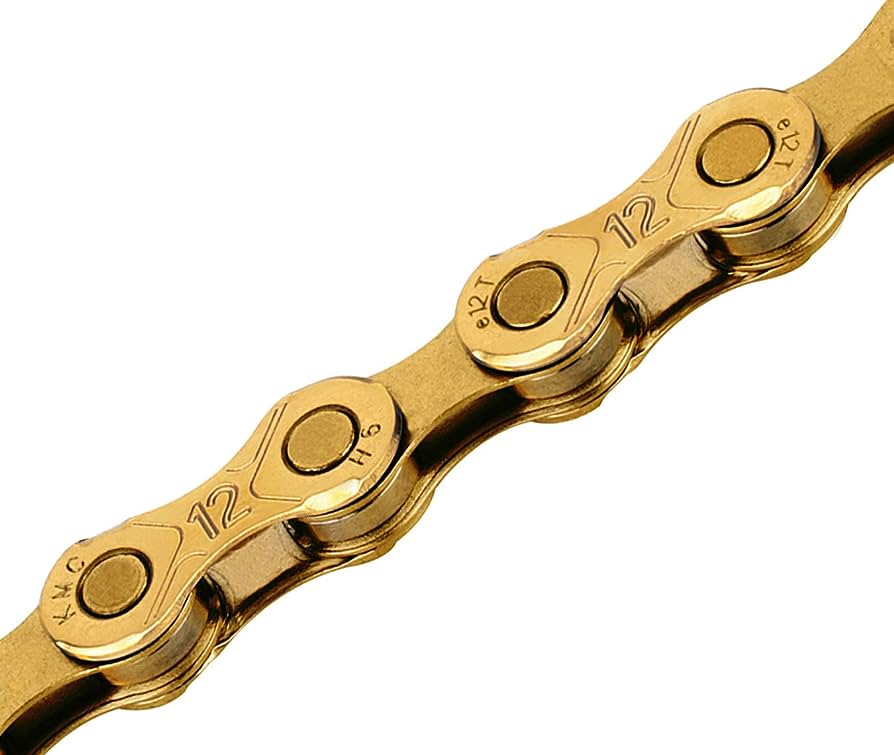 KMC E12 Gold 12-speed E-Bike Chain - 130 Links - Image 4