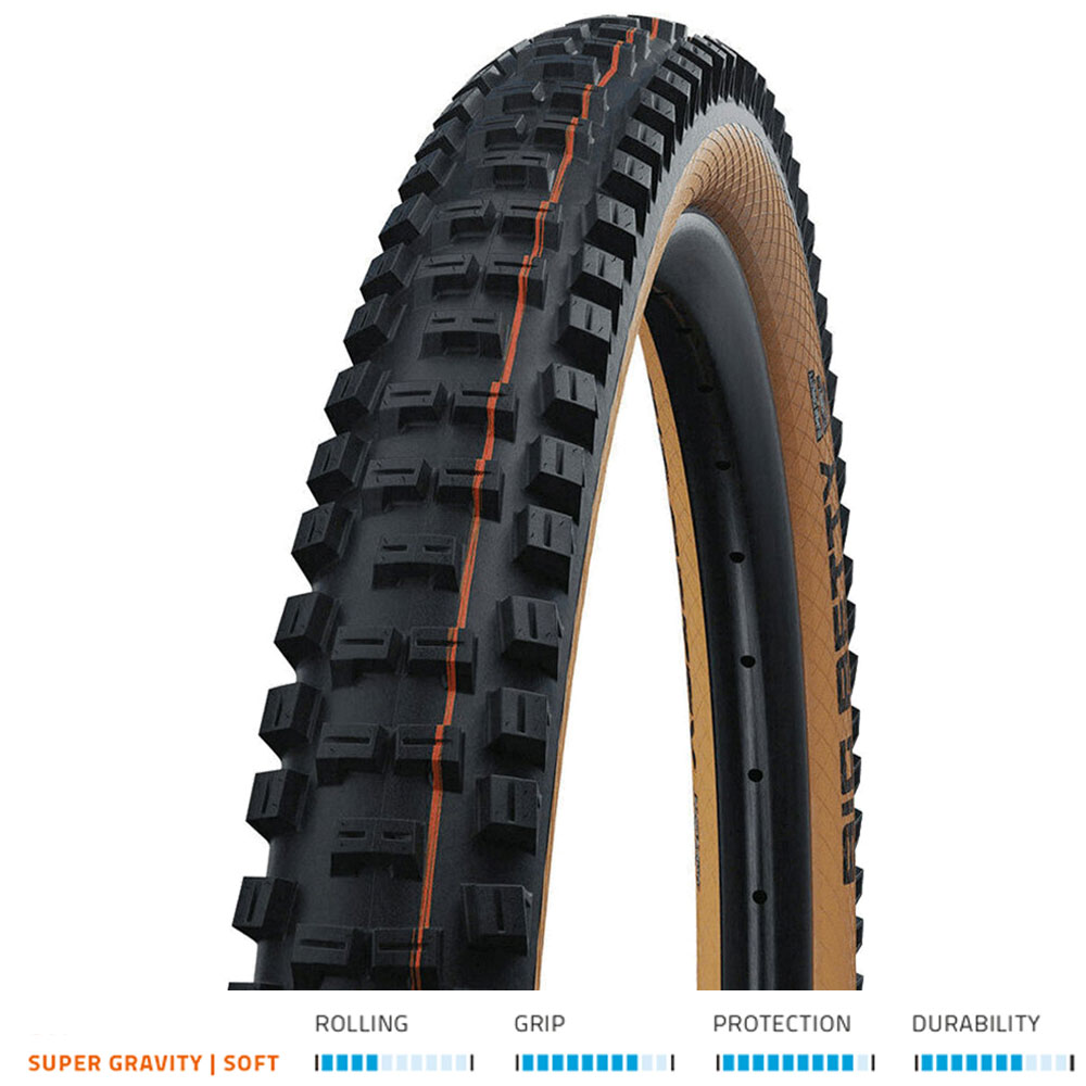 Schwalbe Big Betty Evo Super Gravity Addix Soft Folding TLE Tan Wall Tyre