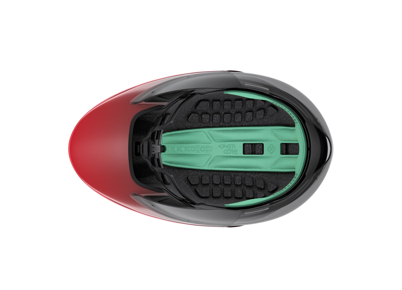 Lazer Volante KinetiCore Cycling Aero TT Helmet Matte Black Red / White Silver - Image 13