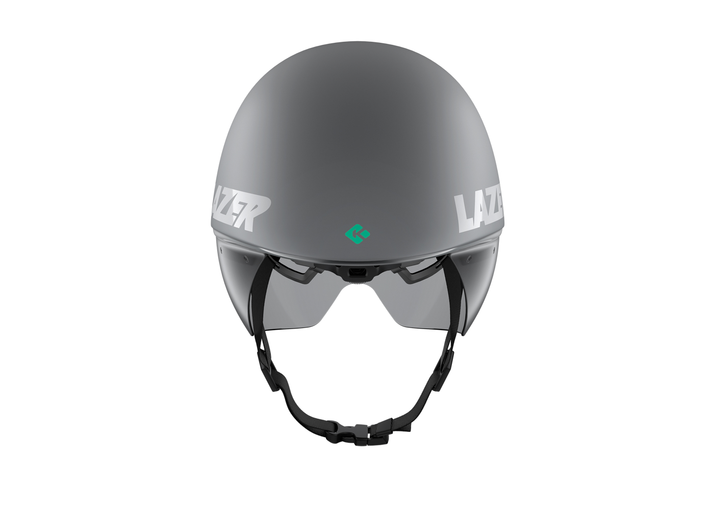 Lazer Volante KinetiCore Cycling Aero TT Helmet Matte Black Red / White Silver - Image 5