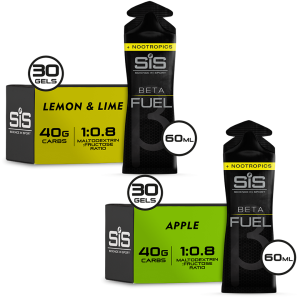Science In Sport (SIS) Beta Fuel Energy + Nootropics Gels 30 Pack x 60 ml