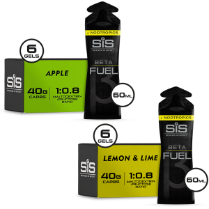 Science In Sport SIS Beta Fuel Energy + Nootropics Gel 6 Pack x 60 ml