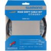 Shimano Dura Ace Road Gear Cable Set with Polymer Coated Inners - Black