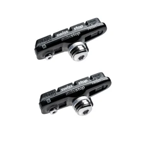 SwissStop Flash Pro Original Black Full Brake Pads and Holders
