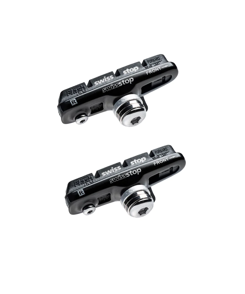 SwissStop Flash Pro Original Black Full Brake Pads and Holders