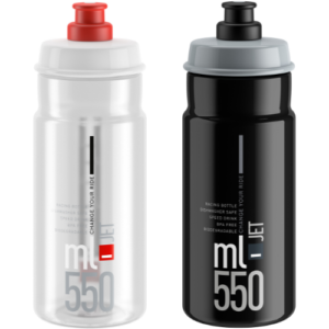 Elite Jet Biodegradable Cycling Water Bottle 550ml / 750ml