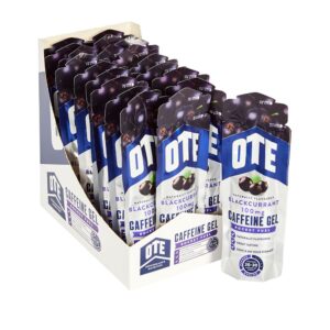 OTE Blackcurrant Caffeine Gels - 20 Pack