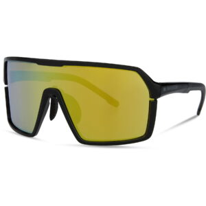 Madison Crypto Sunglasses in Gloss Black with 3 Pack of Lenses - Bronze Mirror, Amber and Clear