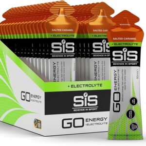 Science in Sport SIS GO Energy Electrolyte Gel - Box of 30 Gels - Salted Caramel