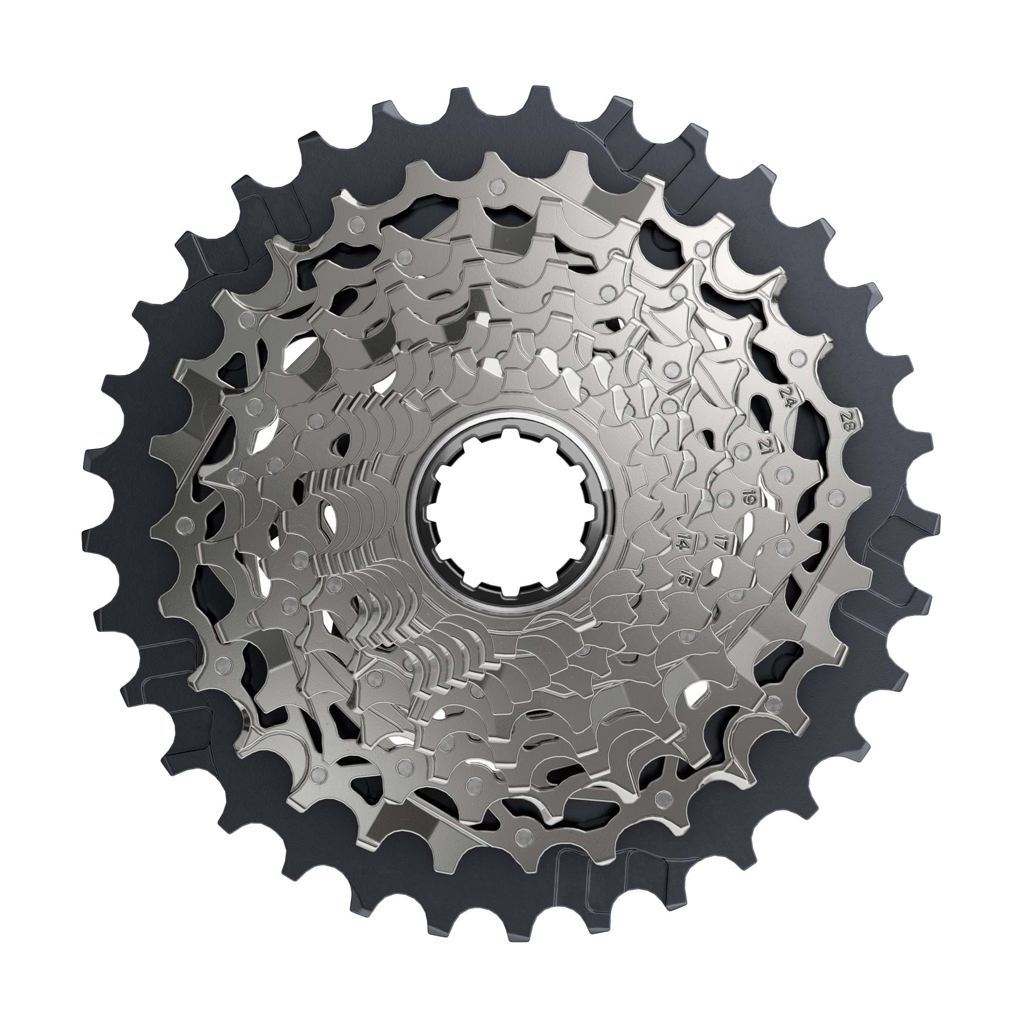 SRAM Force XG-1270 AXS Cassette: Silver 12 Speed - Image 3