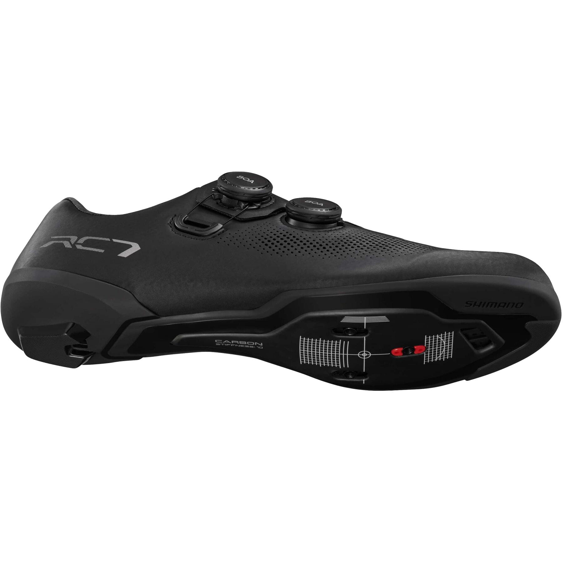 Shimano RC703 Black Road Cycling Shoes - Image 4