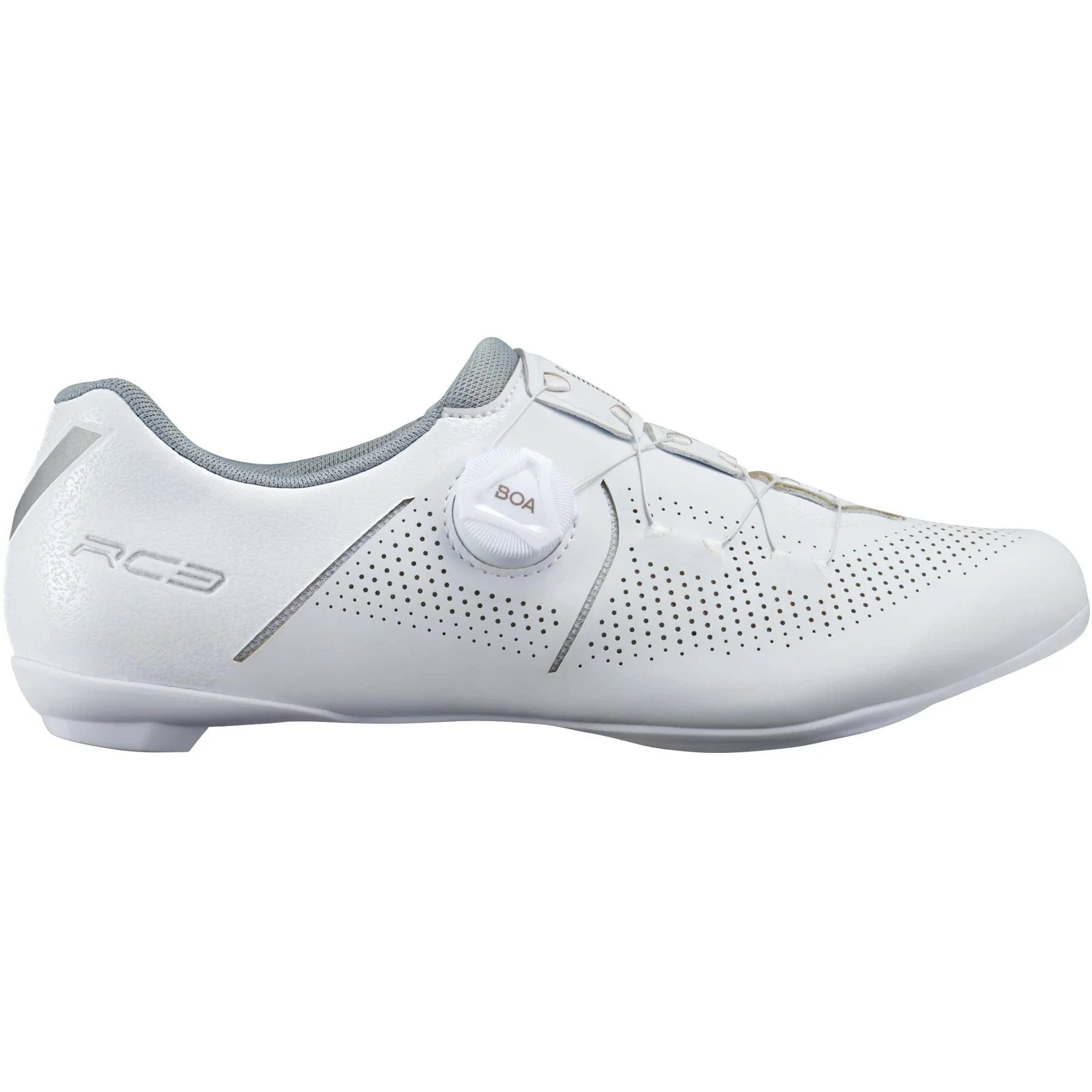 Shimano RC302W Womens Road Cycling Shoes in White - Image 3