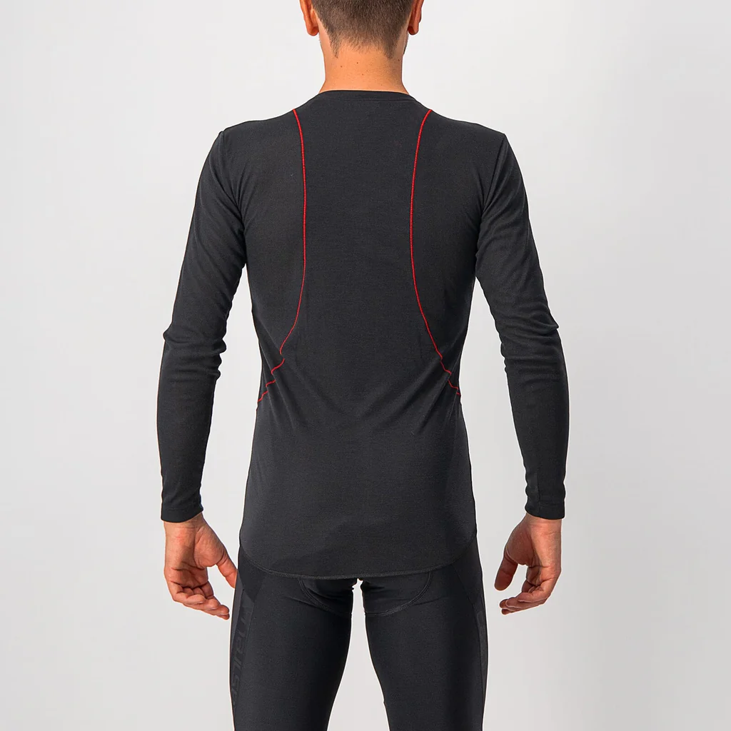 Castelli Prosecco Tech Long Sleeve Base Layer - Black - Image 4