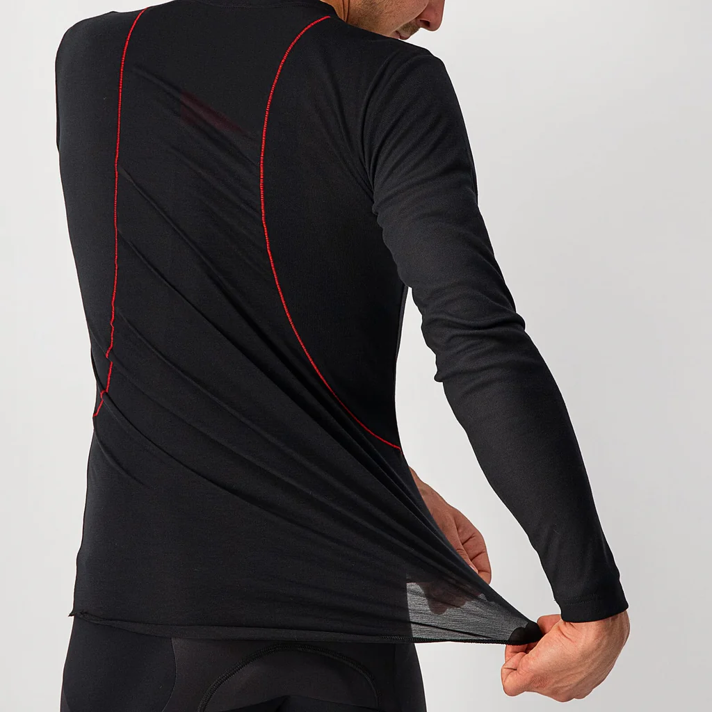 Castelli Prosecco Tech Long Sleeve Base Layer - Black - Image 6