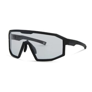 Madison Enigma Sunglasses - Matte Black with Clear Lens