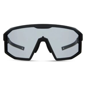 Alternative view of Madison Enigma Sunglasses - Matte Black with Clear Lens