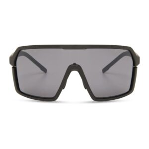 Alternative view of Madison Crypto Sunglasses Matte Black with Black Mirror Lens