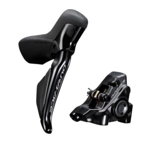 Shimano Dura Ace R9270 Hydraulic Disc Di2 E-Tube STI Lever Set with Flat Mount Calliper