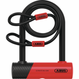 ABUS Ultimate Mini 420K/150HB140 U-Lock + Bracket USH + Cobra™ 10/120 Cable