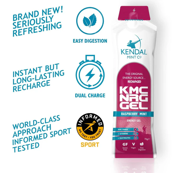 KMC Kendal Mint Co NRG Energy Gel 12 x 70g - Image 4