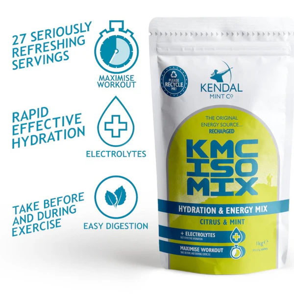 KMC Kendal Mint Co ISO MIX Isotonic Hydration Powder 1kg - Image 6