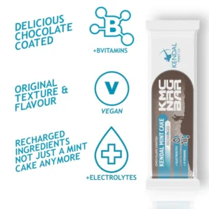 Alternative view of KMC NRG BAR Chocolate Coated Kendal Mint Cake Recharged Energy Cake