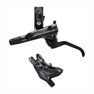 Alternative view of Shimano BR-M6100/BL-M6100 Deore Bled Brake Lever and Post Mount 2 Pot Calliper