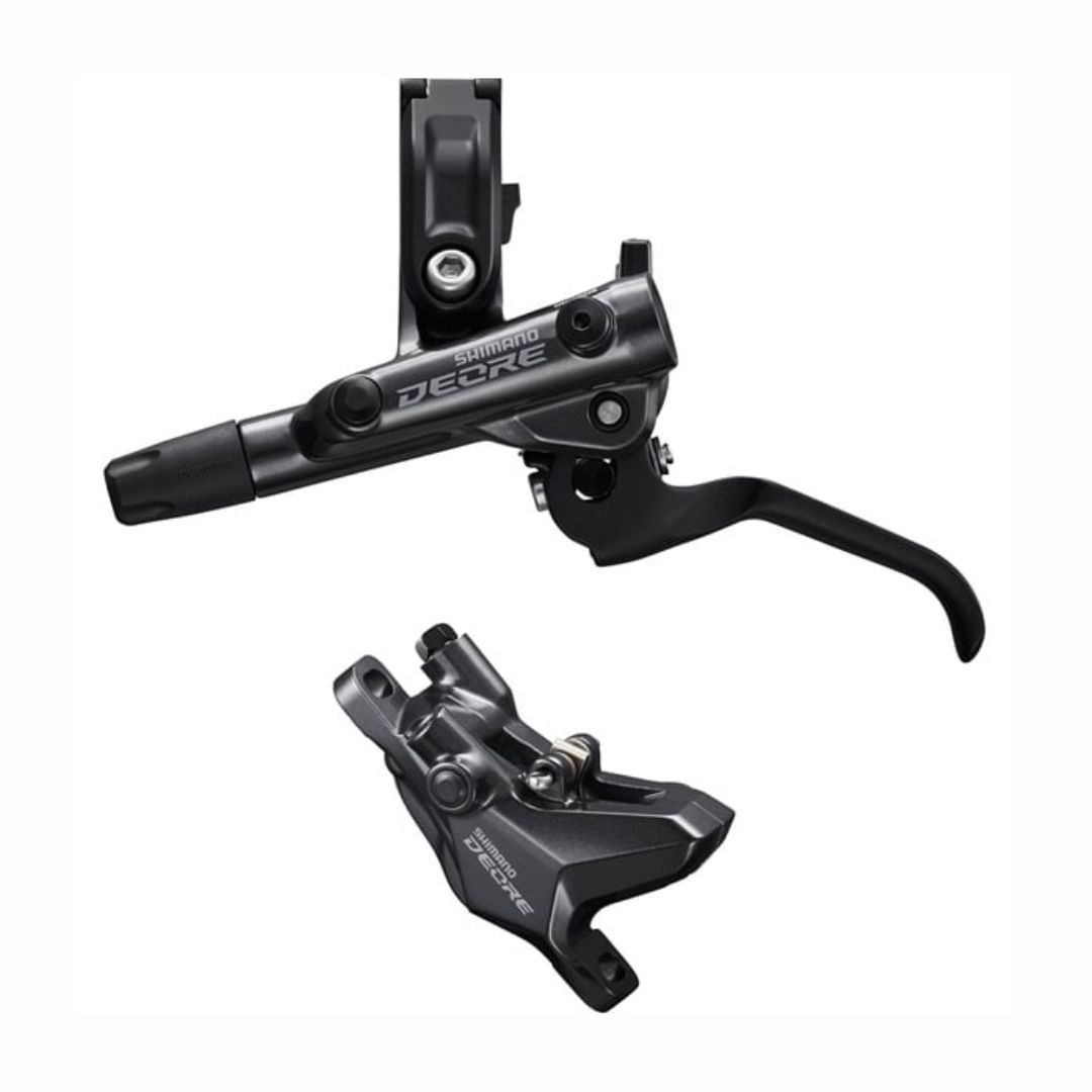 Shimano BR-M6100/BL-M6100 Deore Bled Brake Lever and Post Mount 2 Pot Calliper - Image 2