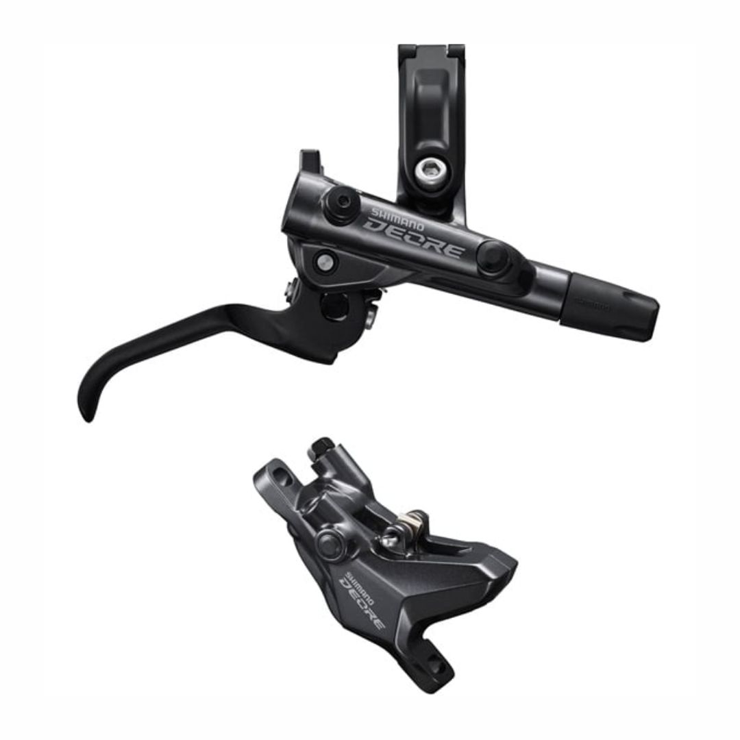 Shimano BR-M6100/BL-M6100 Deore Bled Brake Lever and Post Mount 2 Pot Calliper