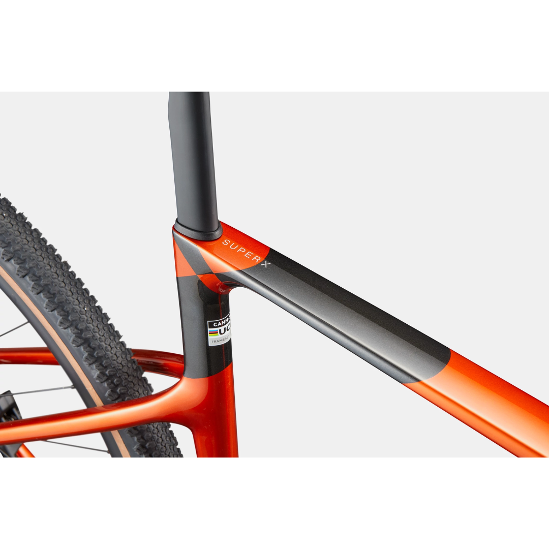 Cannondale SuperX 4 AXS Cyclocross Bike 2026 - Fire Orange - Image 6