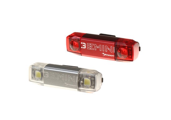 Moon Gemini Front and Rear Road Bike LED Light Set