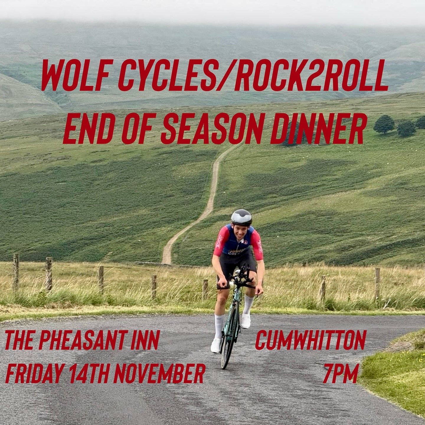 Wolf Cycles/Rock2Roll end of season dinner - 14th November 2025