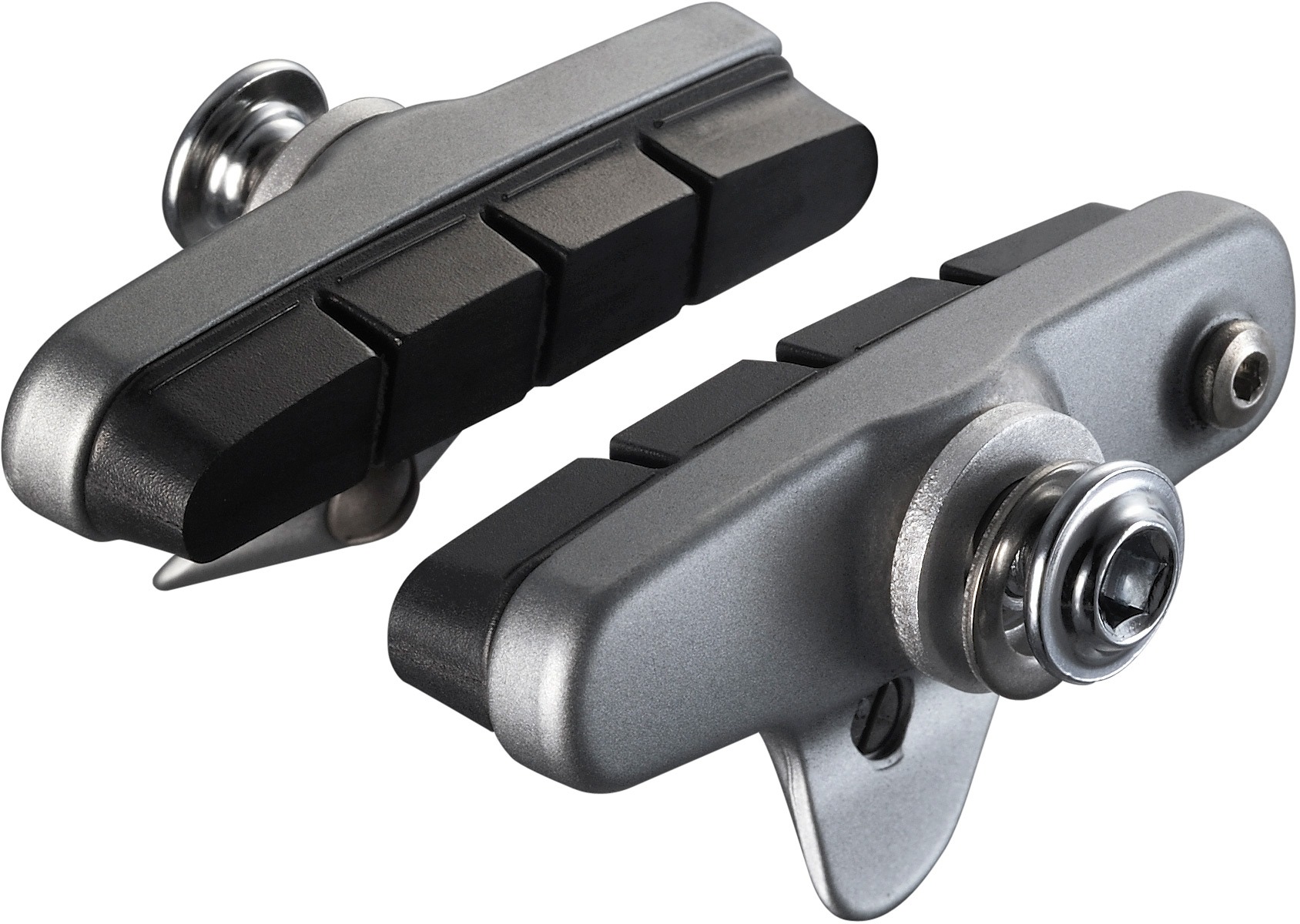 Shimano R55C3 Ultegra R6700 Cartridge Brake Shoes + Pads in Silver - Image 2