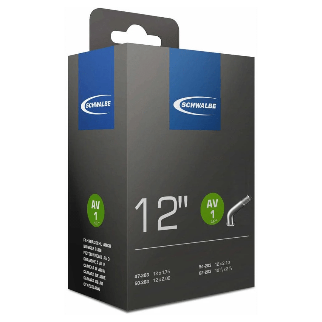 Schwalbe AV1 12" x 1.75/2.25 45deg 40mm Schrader Inner Tube