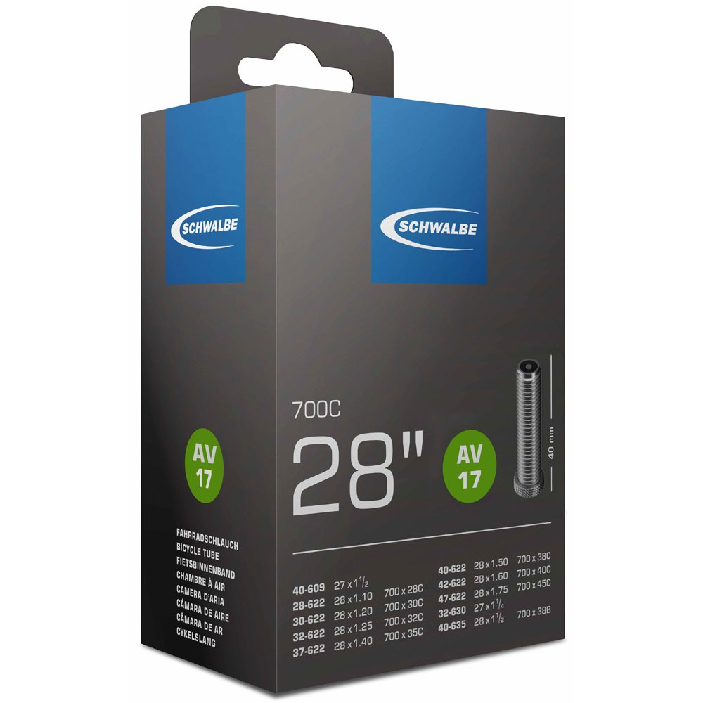 Schwalbe AV17 Schrader Tour Road Tube 700 x 28-45mm