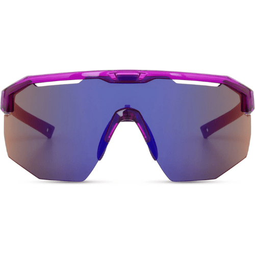 Madison Cipher Crystal Gloss Purple Sunglasses - Purple Mirror Lens - Image 4