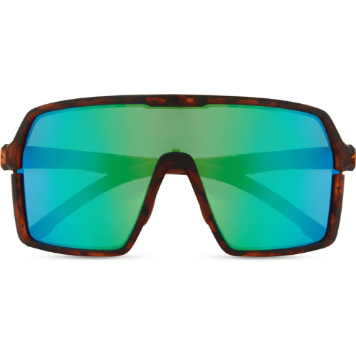 Madison Crypto Dark Tortoiseshell Sunglasses - 3 Lens Pack - Green Mirror / Amber / Clear - Image 5