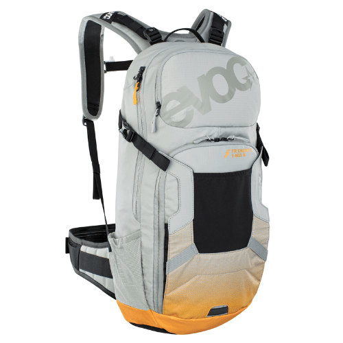 EVOC FR Enduro E-Ride Protector MTB Backpack Stone/Bright Orange 16L