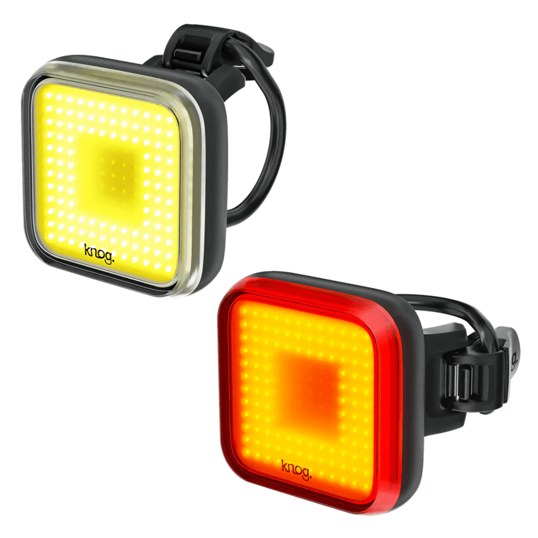 Alternative view of Knog Blinder Square Front & Rear Light Set