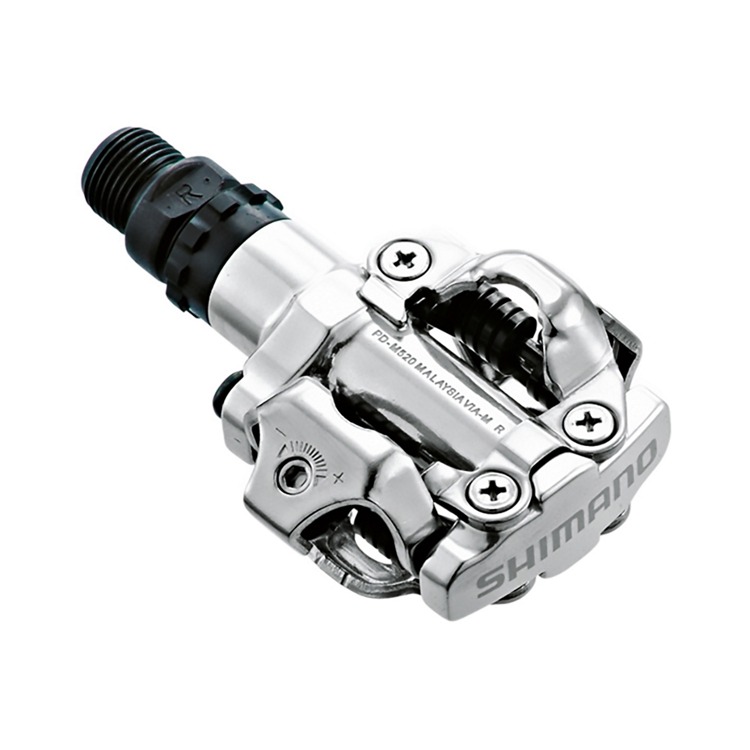 Alternative view of Shimano PD-M520 SPD MTB Pedal Silver
