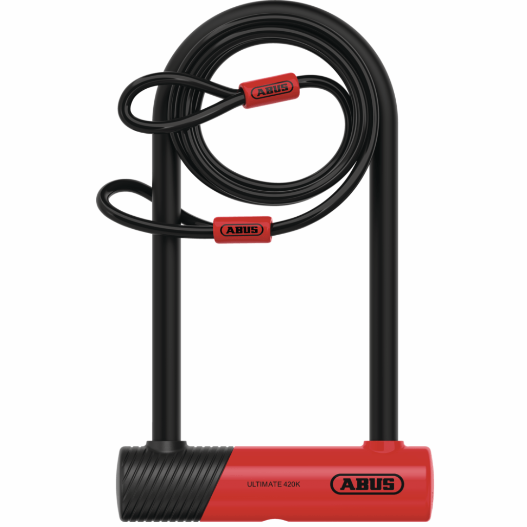 ABUS Ultimate 420K/170HB230 U-Lock + Bracket USH + Cobra™ 10/120 Cable