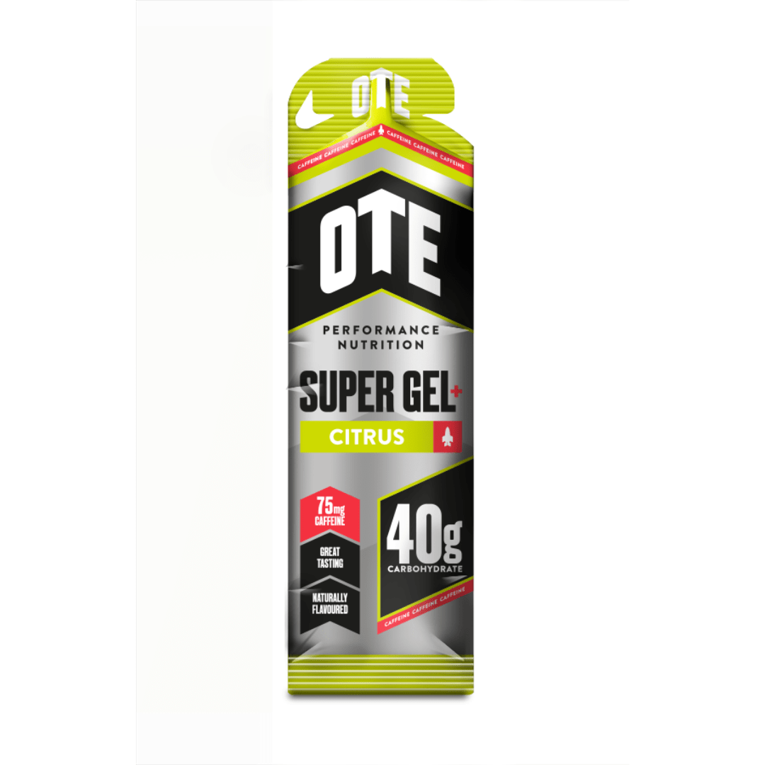 OTE Super Gel+ Caffeine Citrus Flavour 12 Pack