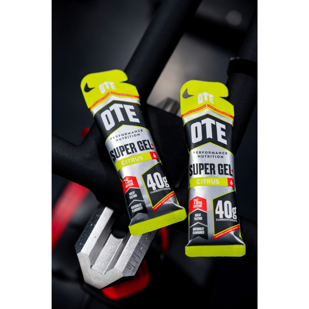 Alternative view of OTE Super Gel+ Caffeine Citrus Flavour 12 Pack