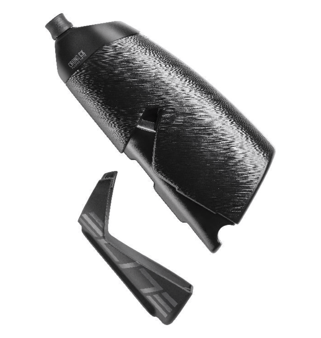 Elite Crono CX Carbon Aero Bottle + Bottlecage Kit - 500 ml - Image 2
